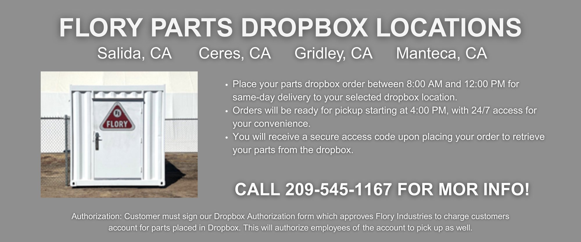 parts drop location website
